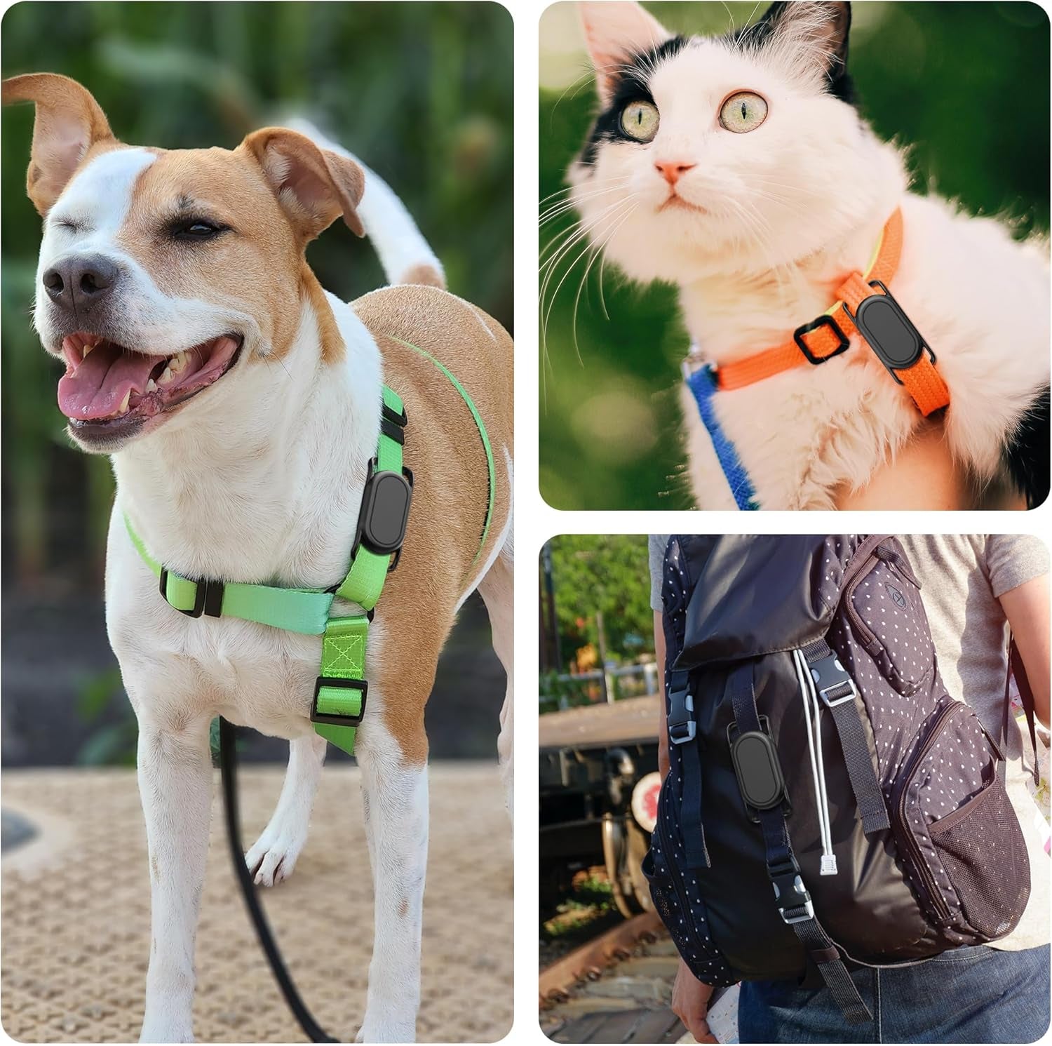 2-Pack Waterproof Silicone Dog Collar Holder for Samsung Smart Tag 2 - Anti-Lost and Scratch Resistant GPS Tracker Case for Cats and Pets, Compatible with Various Collar Widths