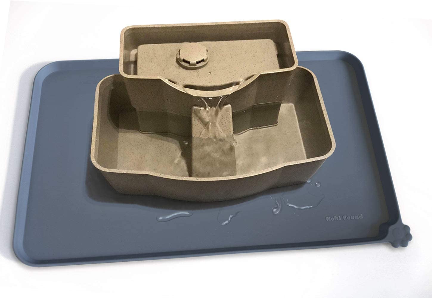 Waterproof Pet Feeding Mats with Raised Edges - Available in Multiple Sizes and Colors for Dogs, Cats, and Other Pets