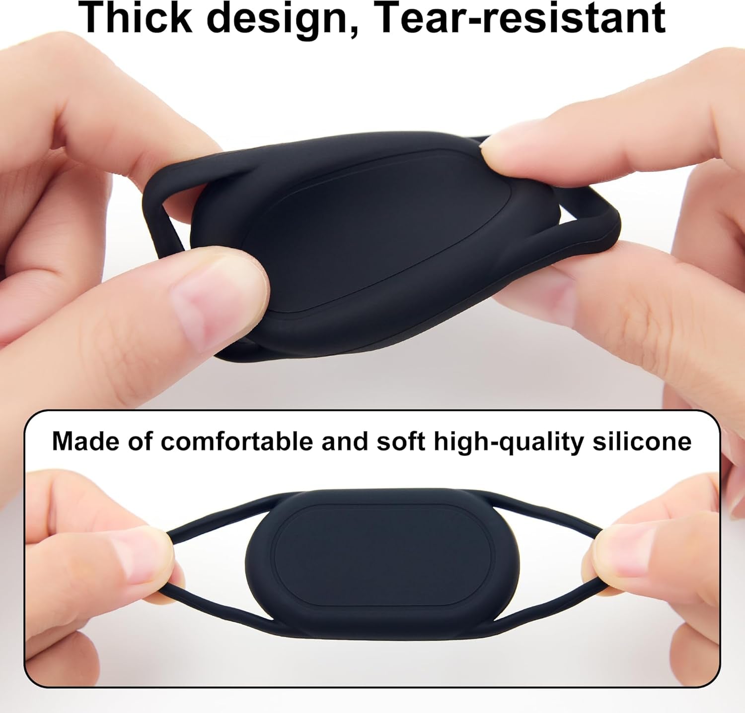 2-Pack Waterproof Silicone Dog Collar Holder for Samsung Smart Tag 2 - Anti-Lost and Scratch Resistant GPS Tracker Case for Cats and Pets, Compatible with Various Collar Widths